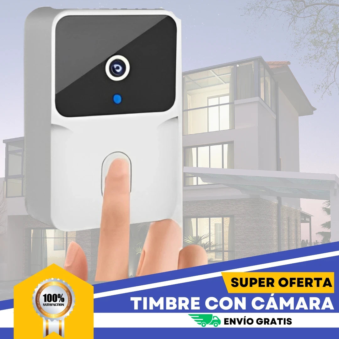 Timbre con cámara de seguridad