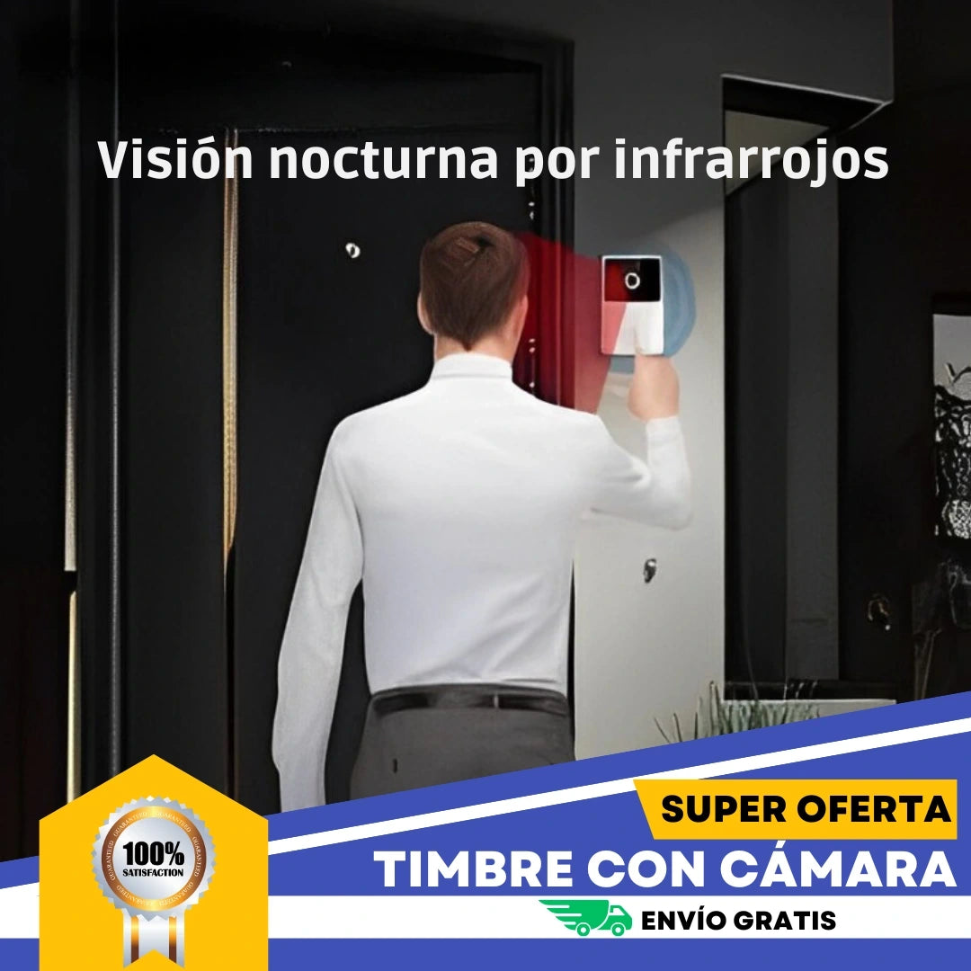 Timbre con cámara de seguridad