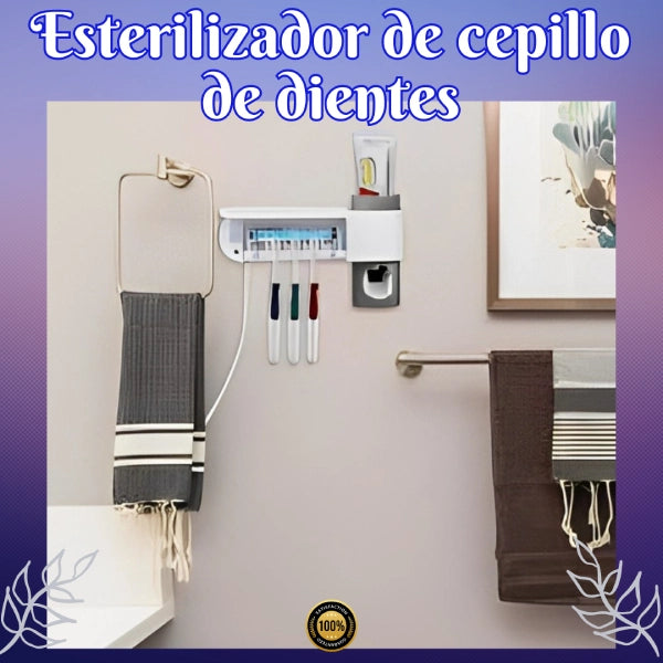 Esterilizador de Cepillo de Dientes Eléctrico Recargable y Multifunción