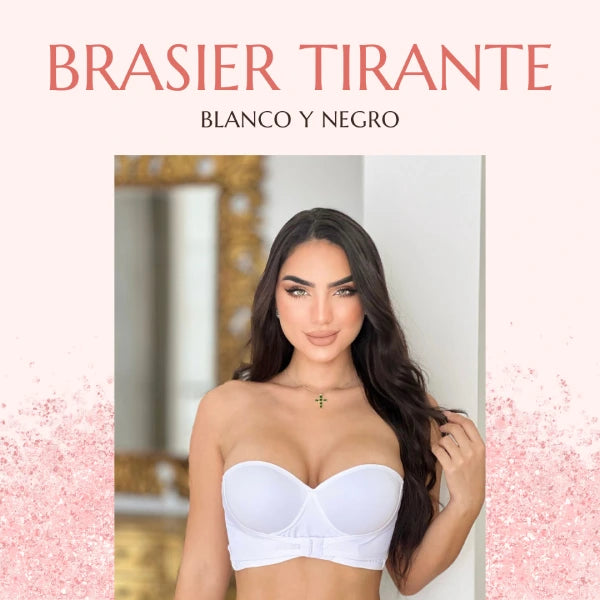 BRASIER TIRANTE BLANCO Y NEGRO