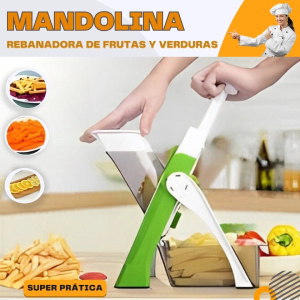 Mandolina rebanadora de frutas y verduras