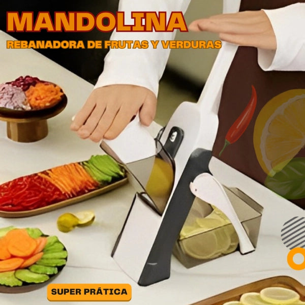 Mandolina rebanadora de frutas y verduras