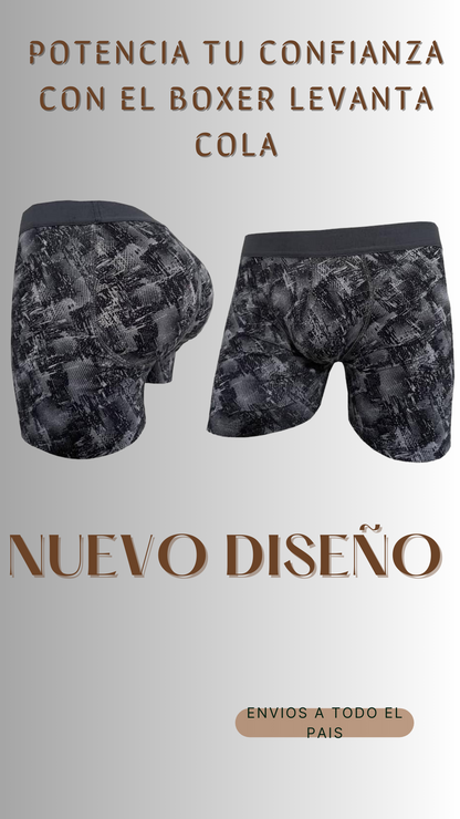 Boxer levanta cola para hombre