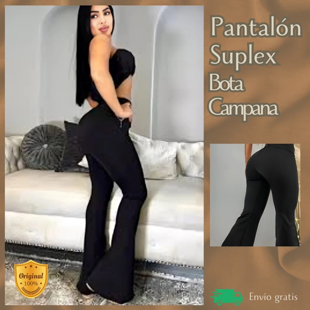 Pantalón Suplex Bota Campana levanta cola