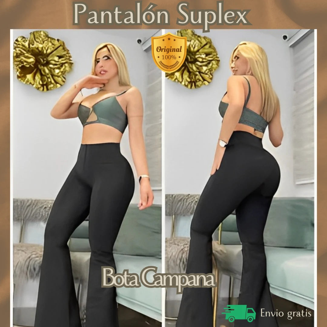 Pantalón Suplex Bota Campana levanta cola