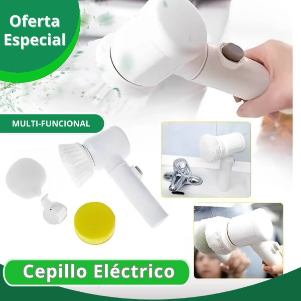 Cepillo eléctrico para limpieza multi-usos