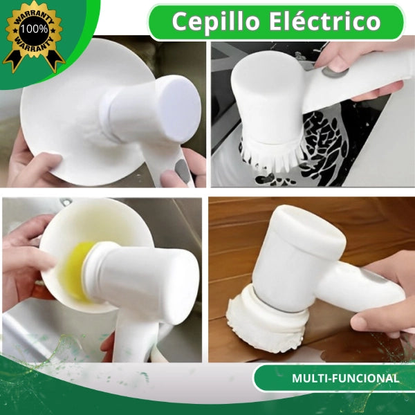 Cepillo eléctrico para limpieza multi-usos