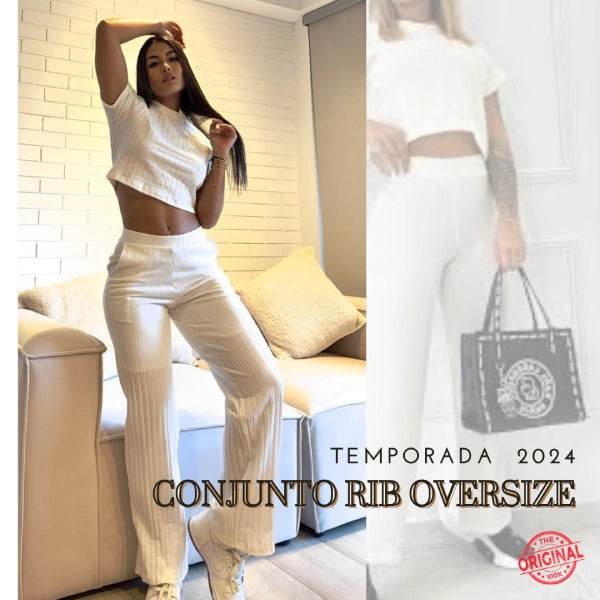 Conjunto Rib Oversize