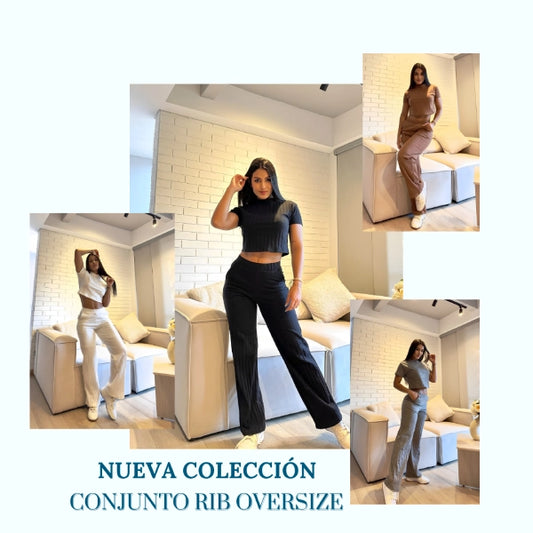 Conjunto Rib Oversize